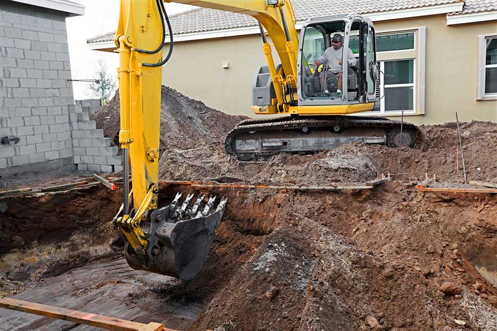 Residential excavation services Middle TN